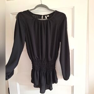 Sheer Cut-Out Blouse